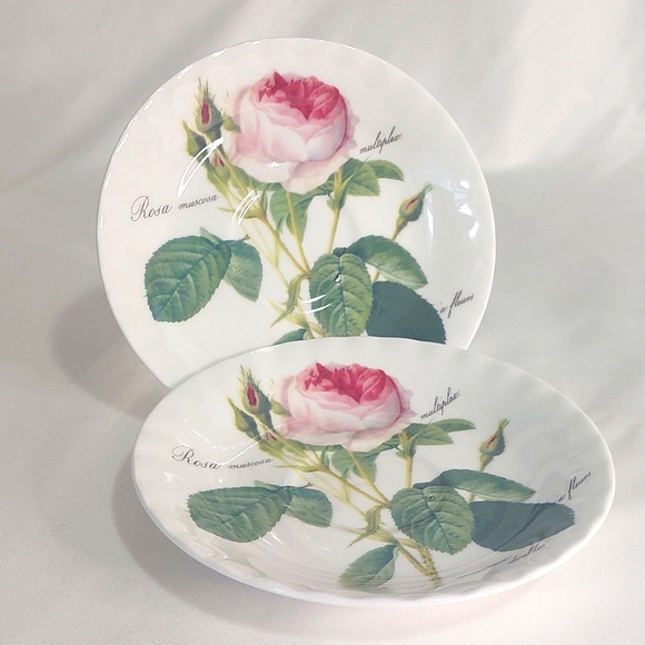 Roy Kirkham Other - Roy Kirkham Rose Saucer Plates. Set of 2
